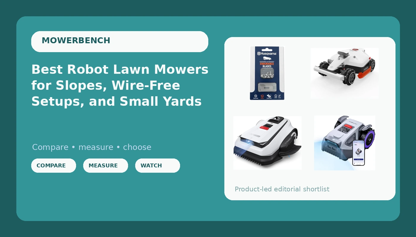 Best Robot Lawn Mowers for Slopes, Wire-Free Setups, and Small Yards