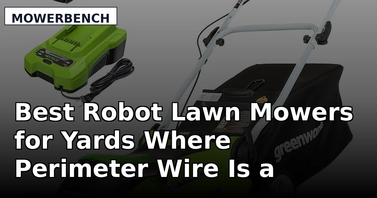 Best Robot Lawn Mowers for Yards Where Perimeter Wire Is a Dealbreaker