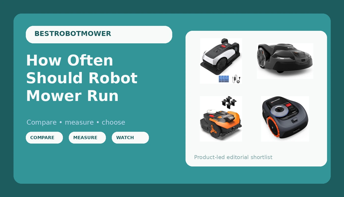 How Often Should Robot Mower Run - MowerBench review with measurements and honest opinion