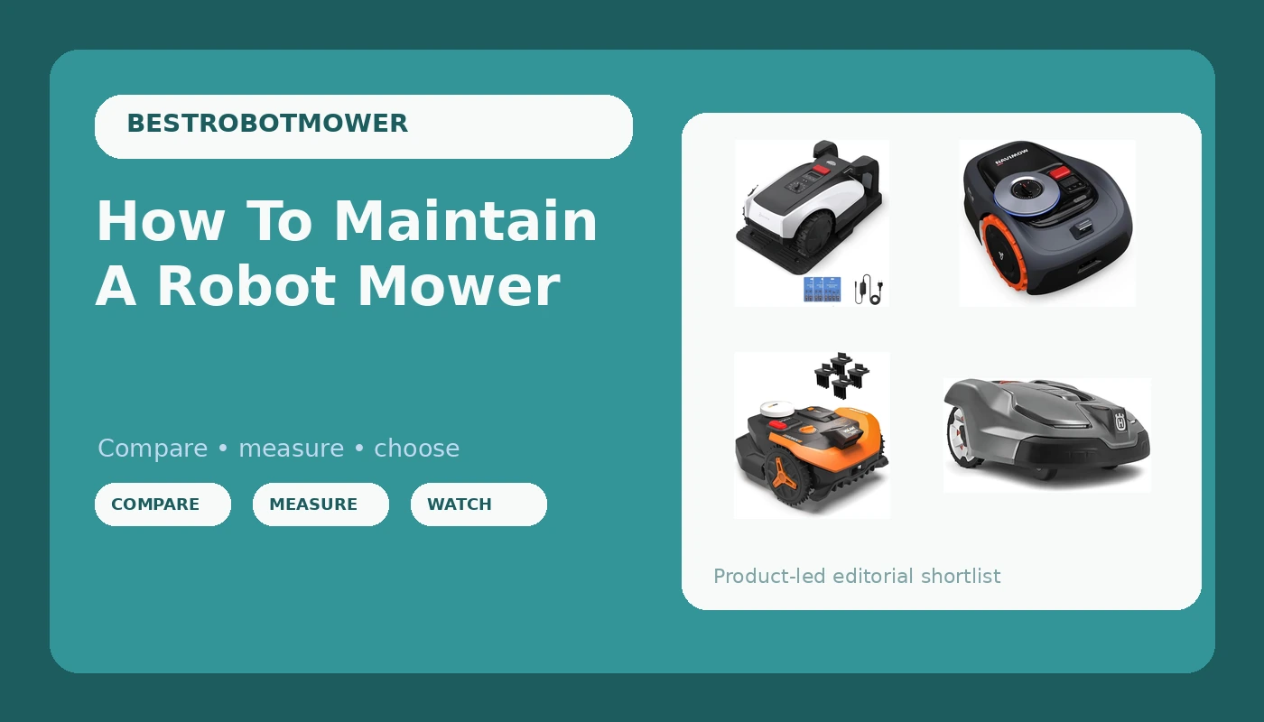 How To Maintain A Robot Mower - MowerBench review with measurements and honest opinion