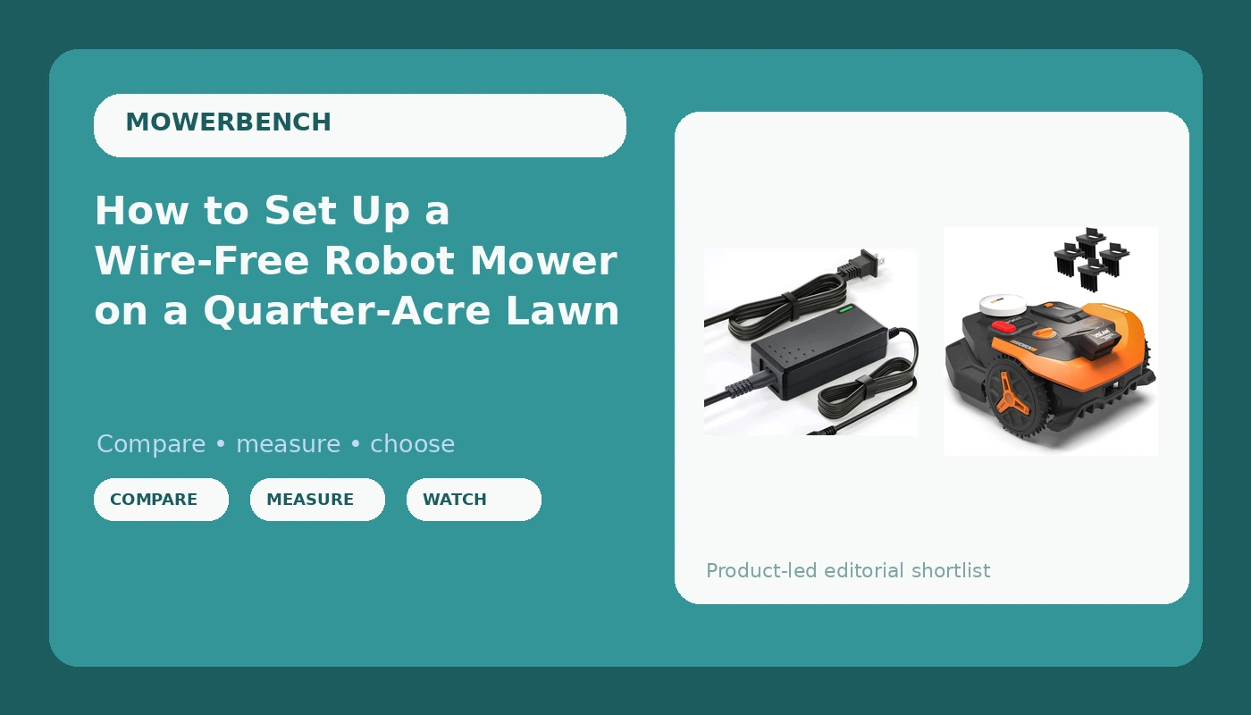 How to Set Up a Wire-Free Robot Mower on a Quarter-Acre Lawn