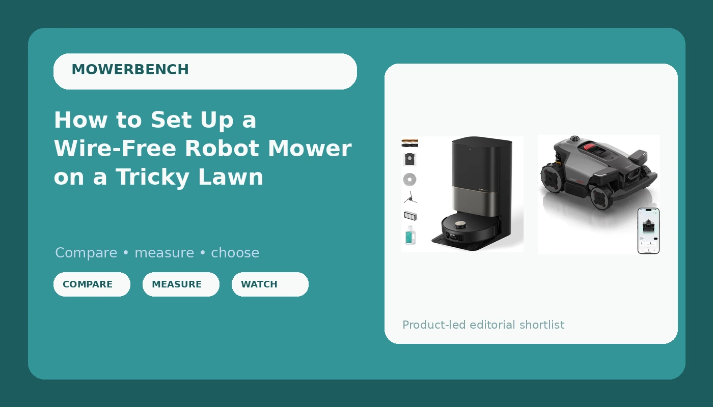 How to Set Up a Wire-Free Robot Mower on a Tricky Lawn