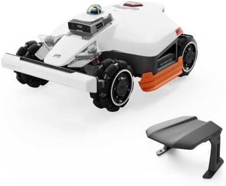 Mammotion LUBA 3 AWD 3000H Robot Lawn Mower for 0.75 Acre, 360° LiDAR+NetRTK+AI Vision Tri-Fusion Positioning, All-Wheel-Drive for 80% Slopes, 30 Multi-Zone Management, Cutting Height 2.2"-4.0"