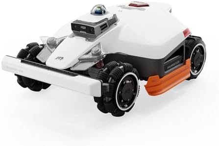 Mammotion LUBA 3 AWD 3000H Robot Lawn Mower for 0.75 Acre, 360° LiDAR+NetRTK+AI Vision Tri-Fusion Positioning, All-Wheel-Drive for 80% Slopes, 30 Multi-Zone Management, Cutting Height 2.2"-4.0"