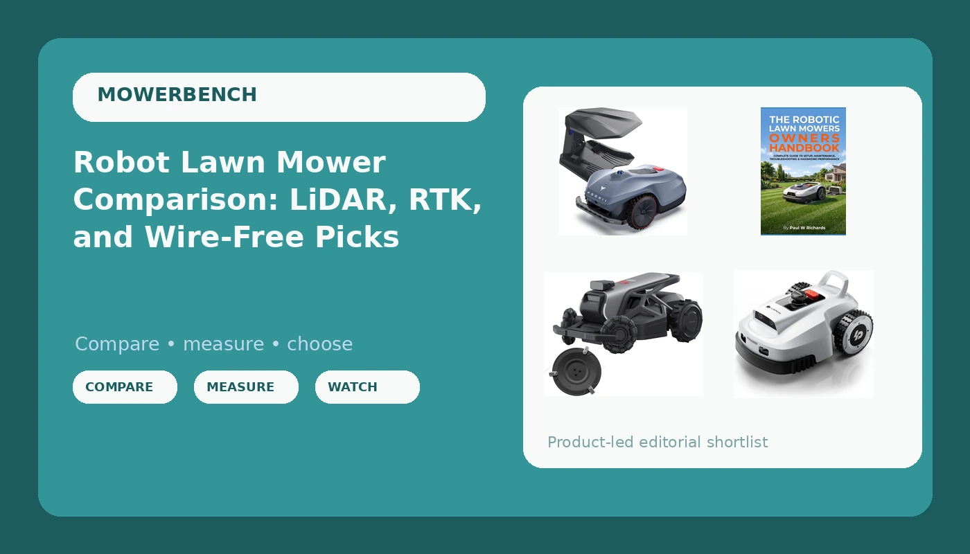 Robot Lawn Mower Comparison: LiDAR, RTK, and Wire-Free Picks