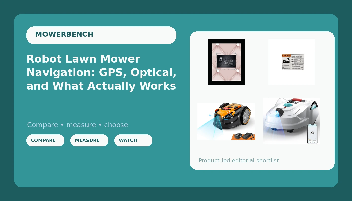 Robot Lawn Mower Navigation: GPS, Optical, and What Actually Works