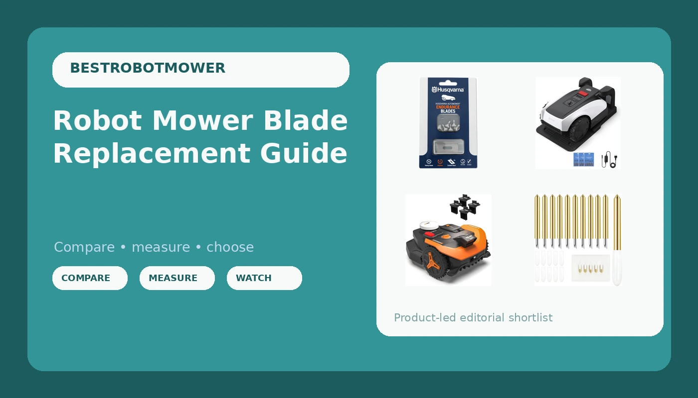 Robot Mower Blade Replacement Guide - MowerBench review with measurements and honest opinion
