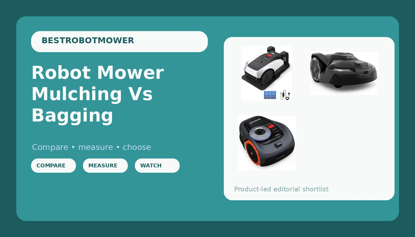 Robot Mower Mulching Vs Bagging - MowerBench review with measurements and honest opinion