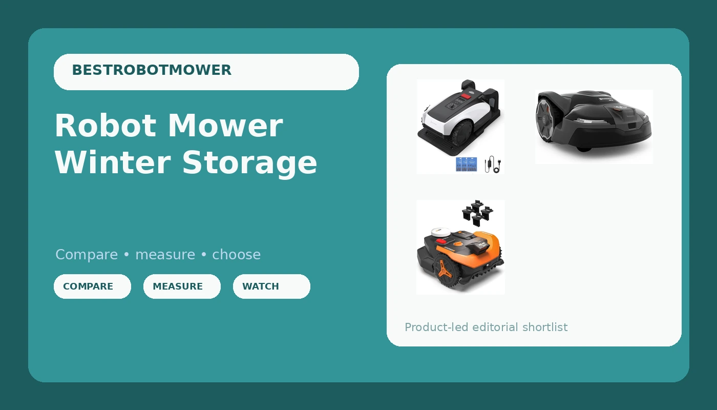 Robot Mower Winter Storage - MowerBench review with measurements and honest opinion